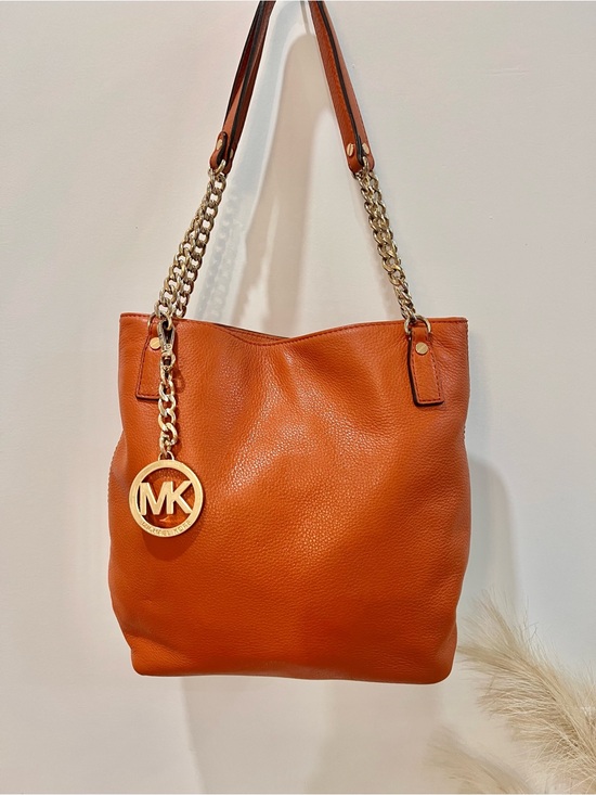 MICHAEL Michael Kors Handbags - MICHAEL Michael Kors orange  Leather Shoulder Tote